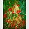 Ζωηρόχρωμη αφηρημένη Floral ζωγραφική ζωγραφισμένη στο χέρι με προσαρμοσμένο το σύσταση μέγεθος ή το χρώμα