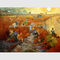 Κόκκινοι αμπελώνες αναπαραγωγών του Βαν Γκογκ Impressionism ζωγραφισμένοι στο χέρι σε Arles